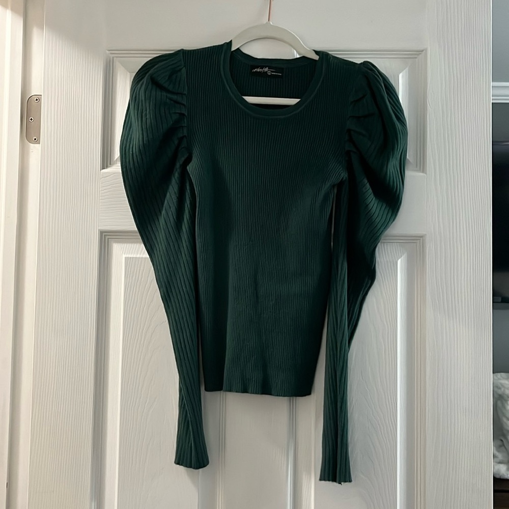 Green lightweight sweater